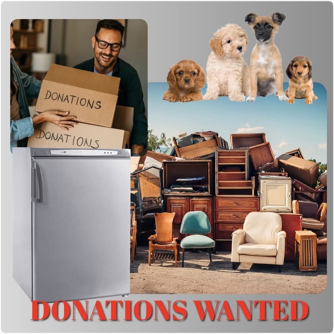 Donate furniture and household items to Puppy Rescue